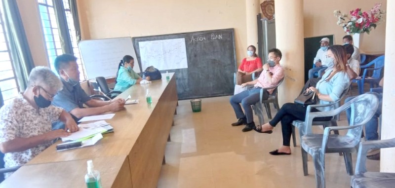 Longleng District Planning and Development Board meeting underway at DCs conference hall on August 6. (DIPR Photo)